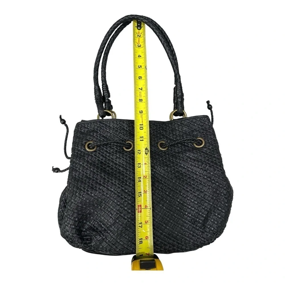 The Sak Black Woven Hobo Bag
